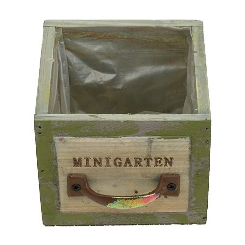 Floristik24 Drevená zásuvka na rastliny 11,5 cm x 11 cm