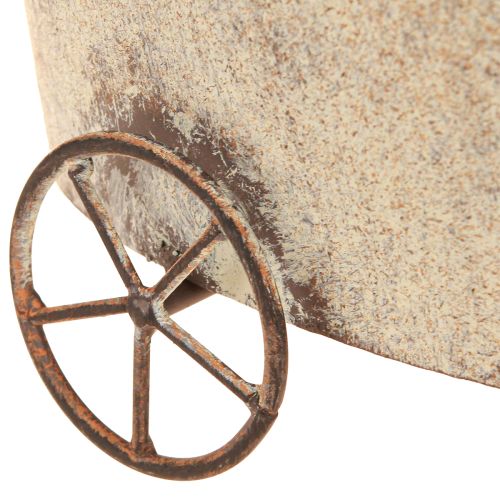 položky Výsadbový cyklistický kvetináč bicyklový hrdzavo šedá 34×16×18cm