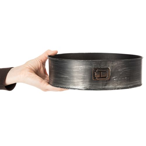 položky Kvetináč, dekoratívna forma na pečenie, odnímateľná forma na sadenie, kovová dekorácia Ø24cm V7,5cm