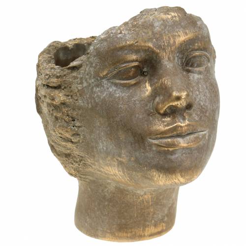 Floristik24 Hlava kvetináča poprsie zlaté V24 cm