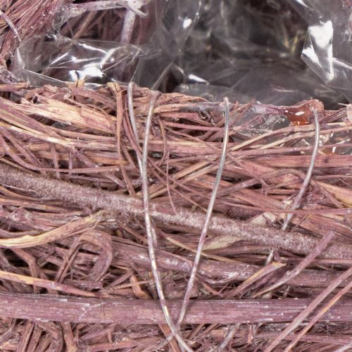 Miska v tvare srdca s vetvičkami a fóliovou vložkou na kvetinové aranžmány, 14 cm, 2 kusy | Floristik24.sk