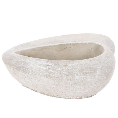 Kvetináč v tvare srdca, liaty kameň, dekoratívny kvetináč, 17 cm | Floristik24.sk