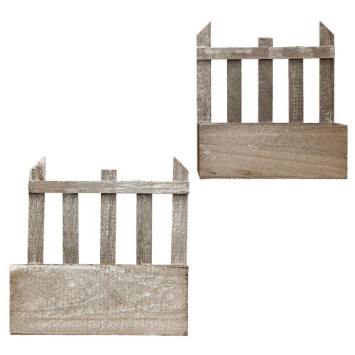 položky Kvetináč Drevený mini kvetináč L22/25 cm Sada 2 ks