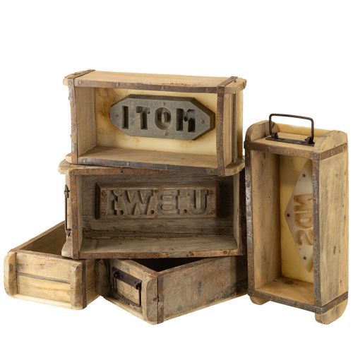 položky Drevený kvetináč v tvare tehly, recyklovateľný, 32×15×10cm