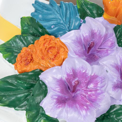 položky Váza s kvetmi, žena v klobúku, dekorácia kvetináča, na vnútorné aj vonkajšie použitie 20 cm