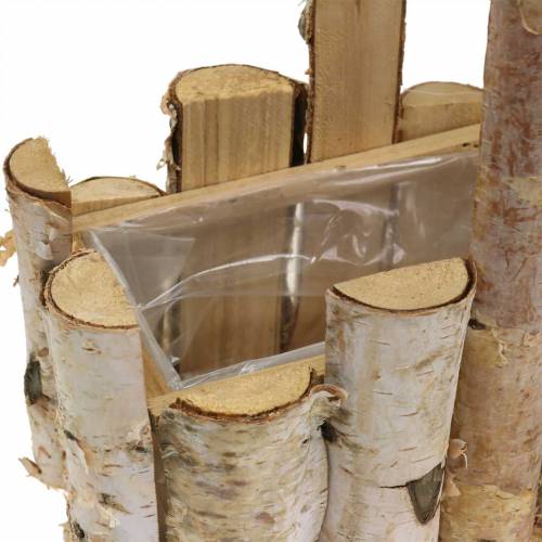 položky Kôš na rastliny brezové konáre s rukoväťou 24x14,5cm V25,5cm