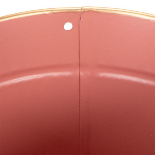 položky Kovový kvetináč/kvetináč/kvetináč, Ø13cm V12cm, 4 kusy