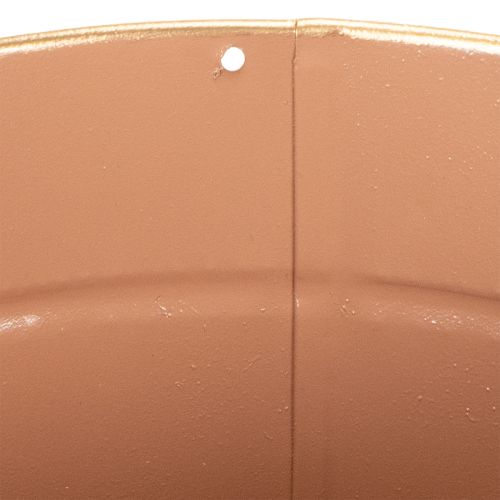 položky Kovový kvetináč/kvetináč, Ø17 cm V14,5 cm, 4 kusy