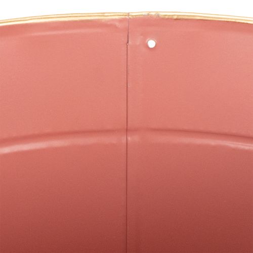 položky Kovový kvetináč/kvetináč/kvetináč, Ø26cm V22cm, 4 kusy