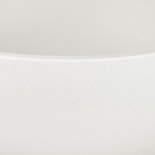 položky Okrúhly kvetináč z plastu, biela, Ø25cm, V12cm