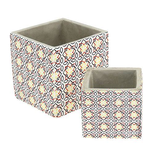 Sada kvetináčov so vzorom 8 cm x 8 cm a 11 cm x 11 cm