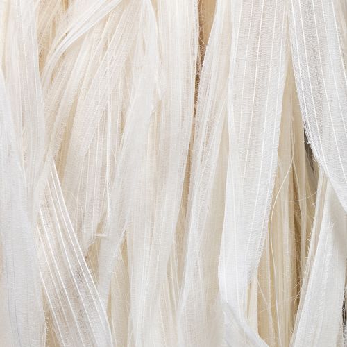 položky Dekoračná stuha z prírodných rastlinných vlákien, kostrová stuha, 180g