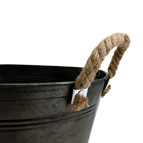 Floristik24 Miska na rastliny oválna starožitná 40 x 29cm H18cm 1ks