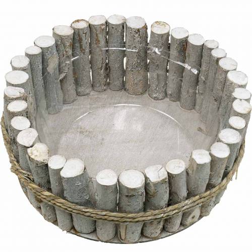 Floristik24 Miska na rastliny z konárov Ø33cm V13cm