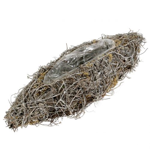 Floristik24 Vinič umývaný biely 40 cm x 13 cm