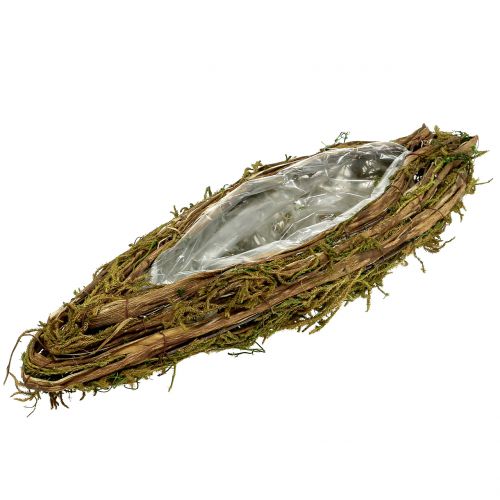 Floristik24 Rastlinná loďka na hrob 57cm x 19cm 1 kus