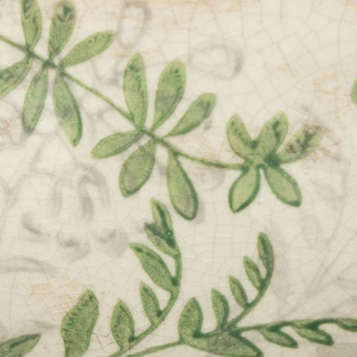 položky Keramický kvetináč s kvetinovým vzorom, dekorácia izby, 18 cm