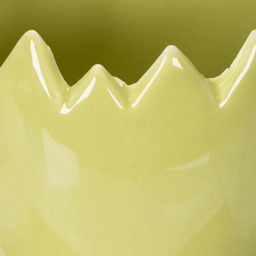 položky Kvetináč s motívom veľkonočných vajíčok pre štýlovú jarnú dekoráciu vášho domova, 10 cm, 3 kusy