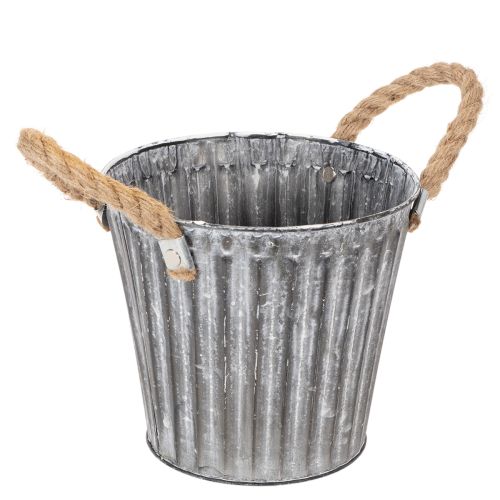 Kovový kvetináč, dekoratívny