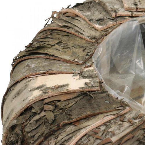 Floristik24 Kvetináč guľatá dekorácia na kvetináč z brezovej kôry Ø35cm V12cm