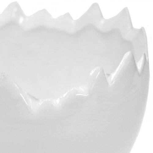 položky Kvetináč vaječná škrupina biela Ø12cm V9cm 2ks