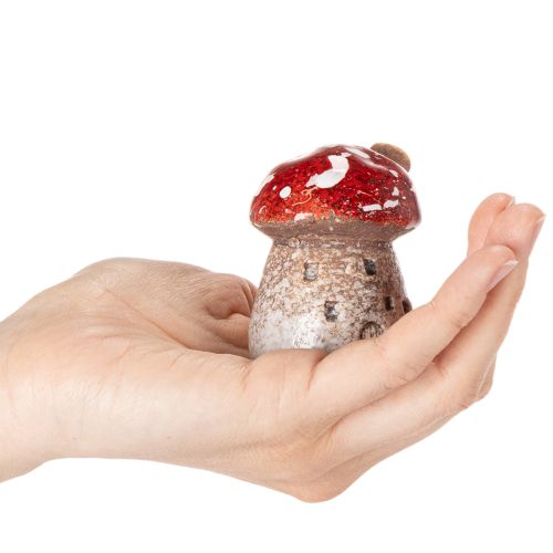 Dekorácia na domček s hubami Miniatúrna muchotrávka 6 cm 2 ks | Floristik24.sk