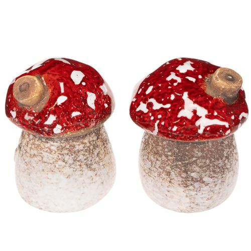 Dekorácia na domček s hubami Miniatúrna muchotrávka 6 cm 2 ks | Floristik24.sk