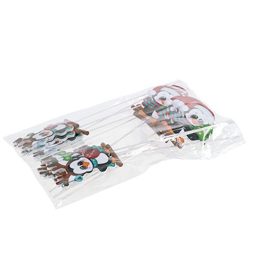 Floristik24 Tučniak na paličke 8,5cm 16 ks