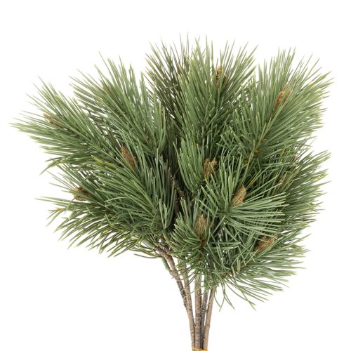 Dekoratívny zväzok z umelých borovicových vetvičiek na aranžmány 39 cm 6 ks kúpiť | Floristik24.sk