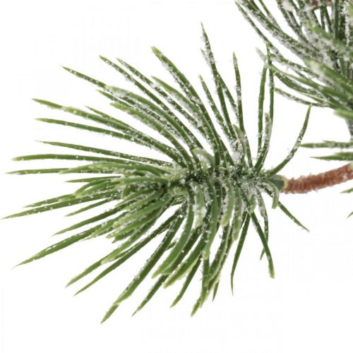 položky Vianočné konáre umelá borovicová vetva zasnežená 30cm 6ks