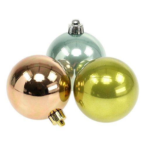 Floristik24 Plastová guľa Ø6cm farebný zadok. 10 ks