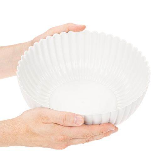 Dekoratívna misa, rebrovaná, veľká veľkosť 25 cm | Floristik24.sk