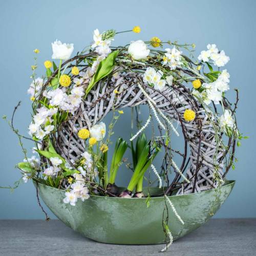 položky Plastová loďka zelená 55,5cm x 14,5cm H17,5cm 1 kus