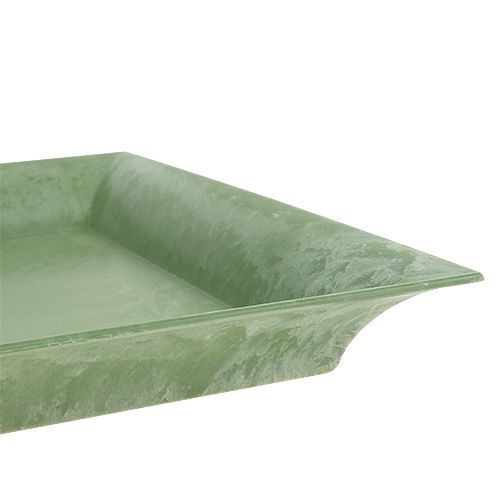 položky Plastový tanier zelený štvorec 19,5cm x 19,5cm