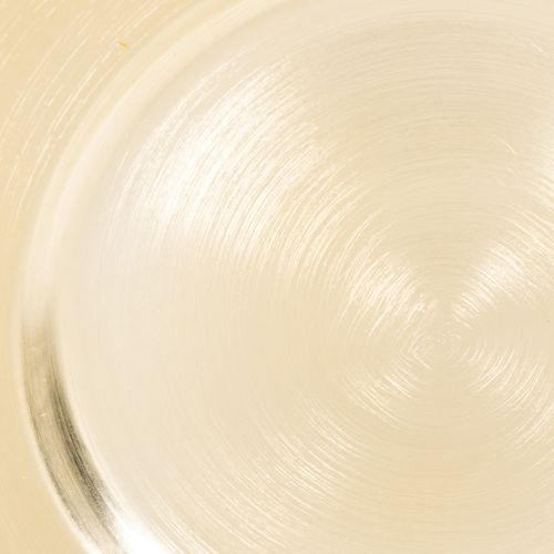 Malé okrúhle lesklé dekoratívne taniere, 17 cm, 6 kusov | Floristik24.sk