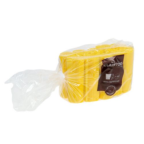 položky Skladané manžety žlté 12,5cm 100 kusov