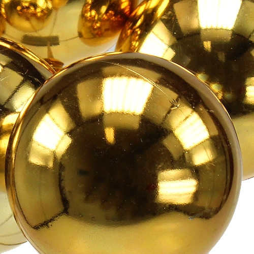 položky Vianočná guľa na palici Ø6cm zlatá 12ks