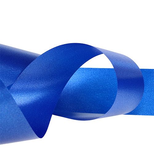 položky Poly curlingová stuha modrá 40mm 100m