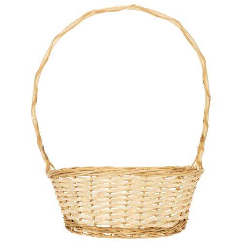 Darčekový košík cca 30 cm x 23 cm, svetlý | Floristik24.sk
