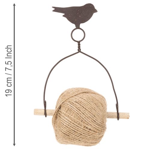 Praktický ozdobný držiak na stuhu, vtáčik, shabby chic | Floristik24.sk