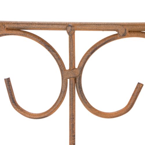 položky Záhradný kolík, kovová mriežka na kvetinové záhony a všestrannú záhradnú dekoráciu, 60 cm