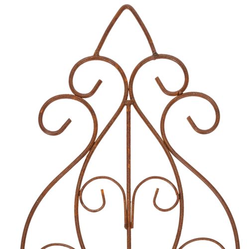 položky Mriežka s romantickým dizajnom pre ruže a popínavé rastliny do kvetinových záhonov, 64 cm