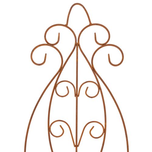 položky Kovová záhradná mriežka, dekoratívna opora pre popínavé rastliny, 93 cm