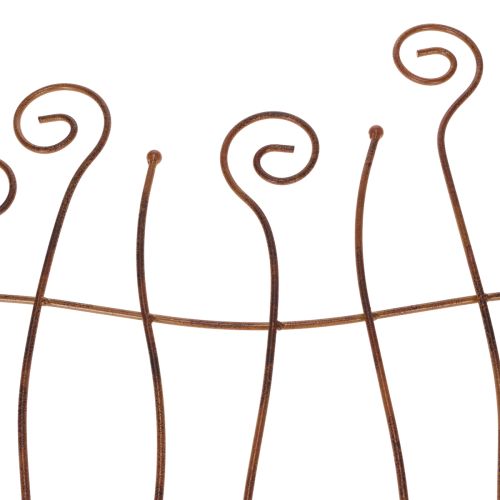 položky Mriežka, lezecká pomôcka, zakrivený kov, umelecká záhradná dekorácia, 72 cm