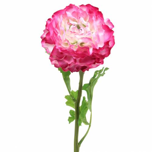 Ranunculus ružový umelý 48cm