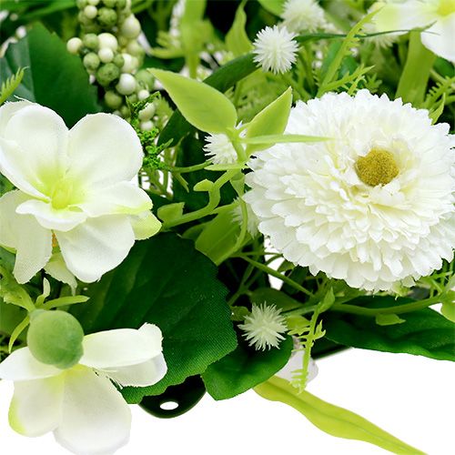 Floristik24 Ranunculus veniec s Bellis White Ø30cm