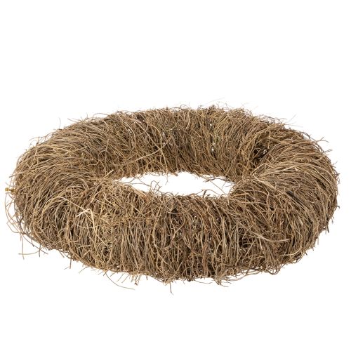 Veniec z prírodného materiálu, prírodný dekoratívny veniec na DIY projekty, 35 cm | Floristik24.sk
