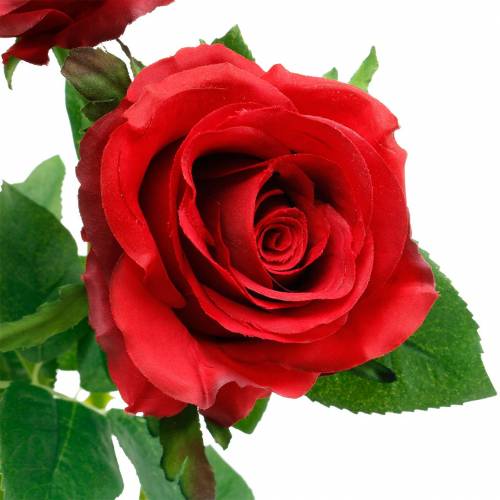 položky Červená ruža umelé ruže hodvábne kvety 3ks
