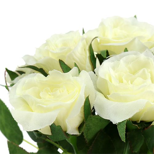 položky Kytice z ruží biele L26cm 3ks