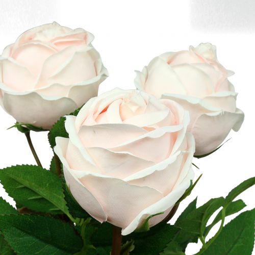 položky Kytica ruží jemne ružová 65cm 4ks
